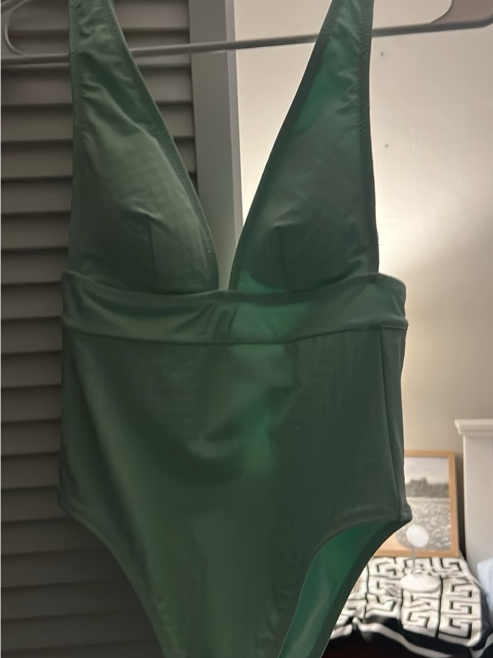 SOLID & STRIPED Emerald Green One-Piece Swimsuit